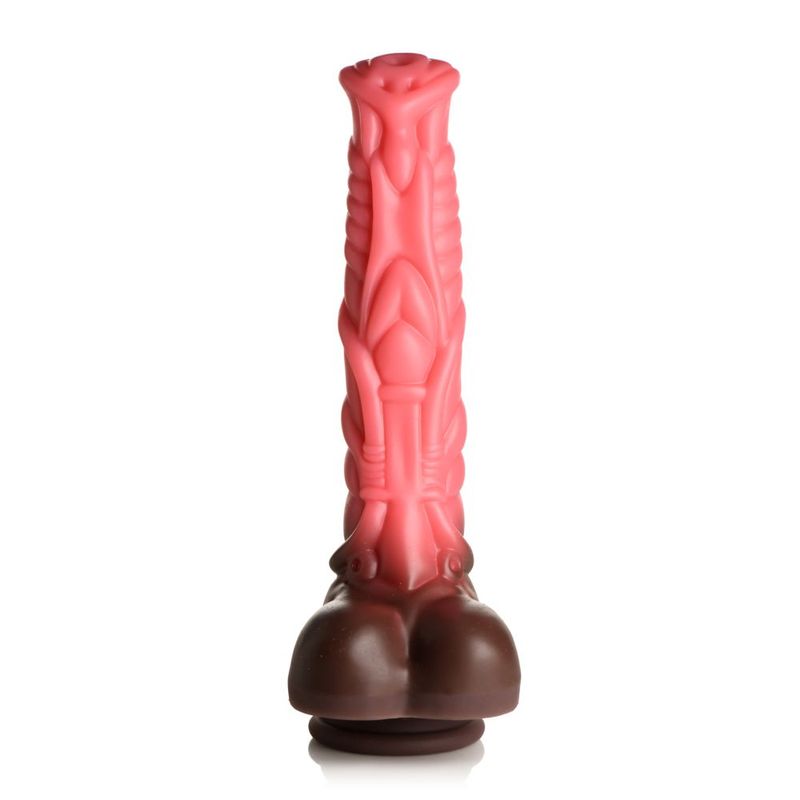 Deluxe Centaur Thrusting & Vibrating Silicone Dildo