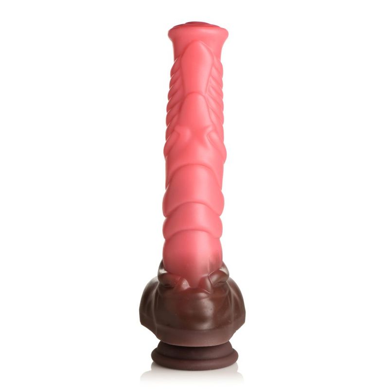 Deluxe Centaur Thrusting & Vibrating Silicone Dildo