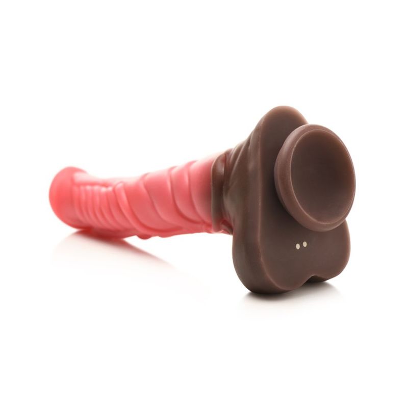 Deluxe Centaur Thrusting & Vibrating Silicone Dildo