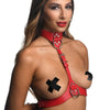 Red Female Chest Harness S/M-AH039-SM