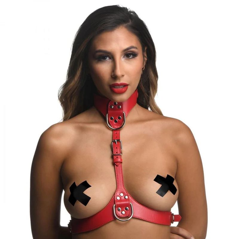 Red Female Chest Harness S/M-AH039-SM