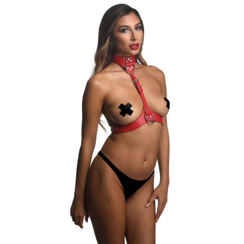 Red Female Chest Harness S/M-AH039-SM