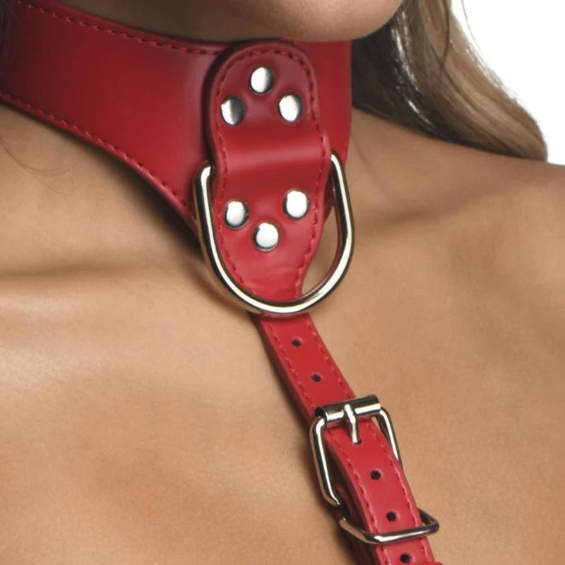 Red Female Chest Harness S/M-AH039-SM