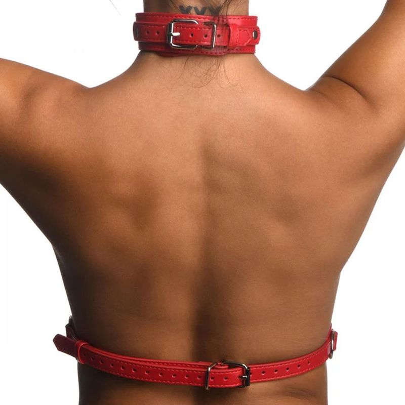 Red Female Chest Harness S/M-AH039-SM