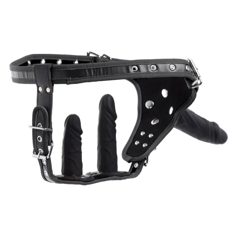 Double Penetration Strap On Harness-AG785