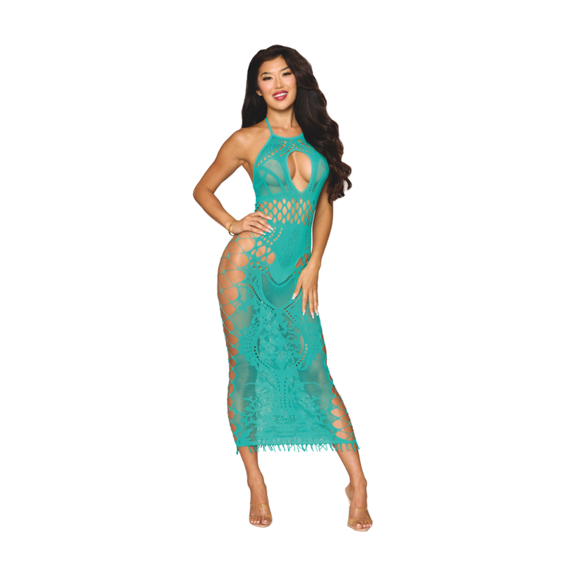 Dreamgirl Body Stocking Gown Agate-0524-AGTE-O/S