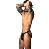 Male Power Snap Off Jock Black