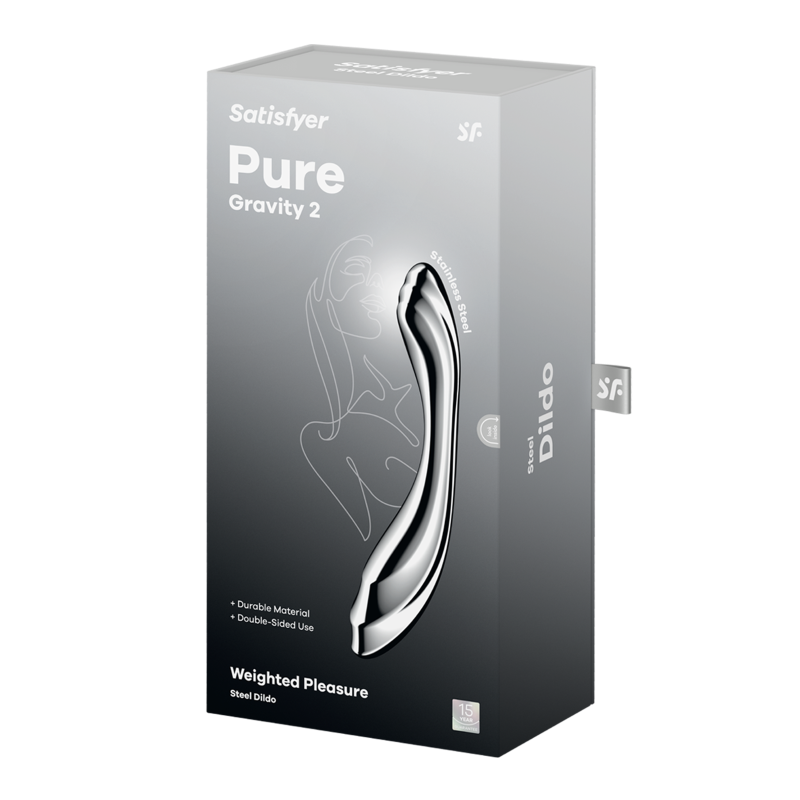 Satisfyer Pure Gravity 2 Metal Dildo-4067001
