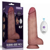 Vibrating Sliding Skin Pro II Silicone Dong 8.5-LV417112