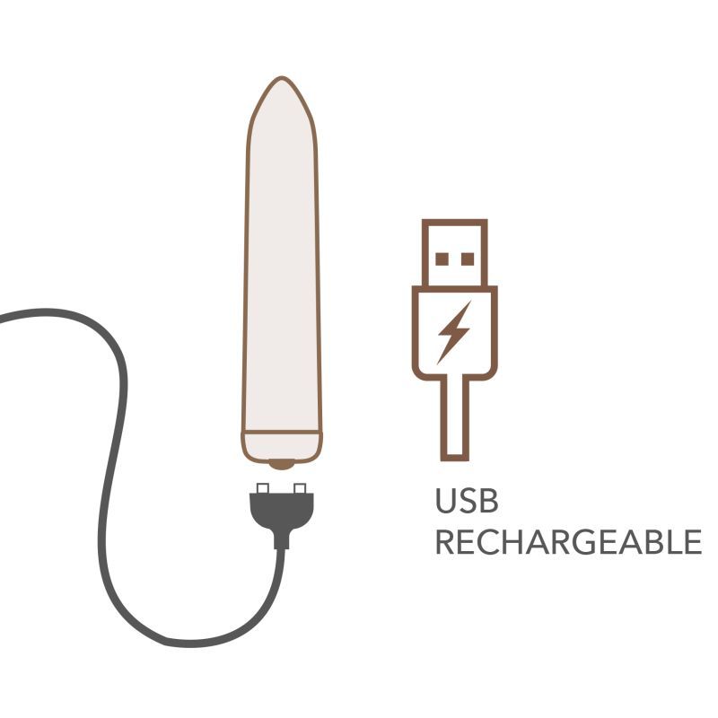 Golden Rose Rechargeable Bullet-16RECGR
