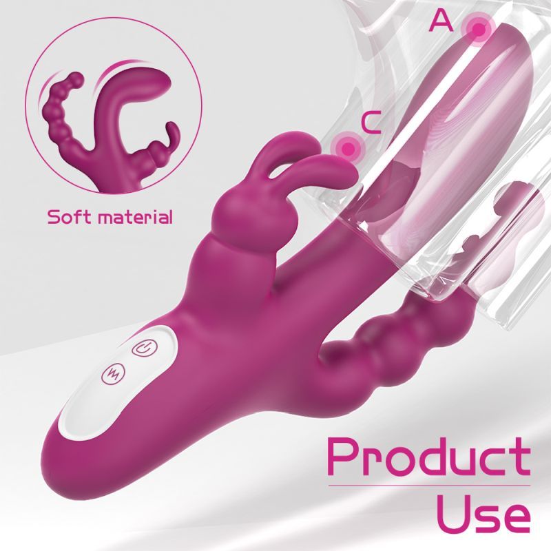 Joker Triple Ecstasy Vibrator-SHD-S491