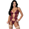 Kira Burgundy Kiss Two Piece Set-PAK259-BN-L/X