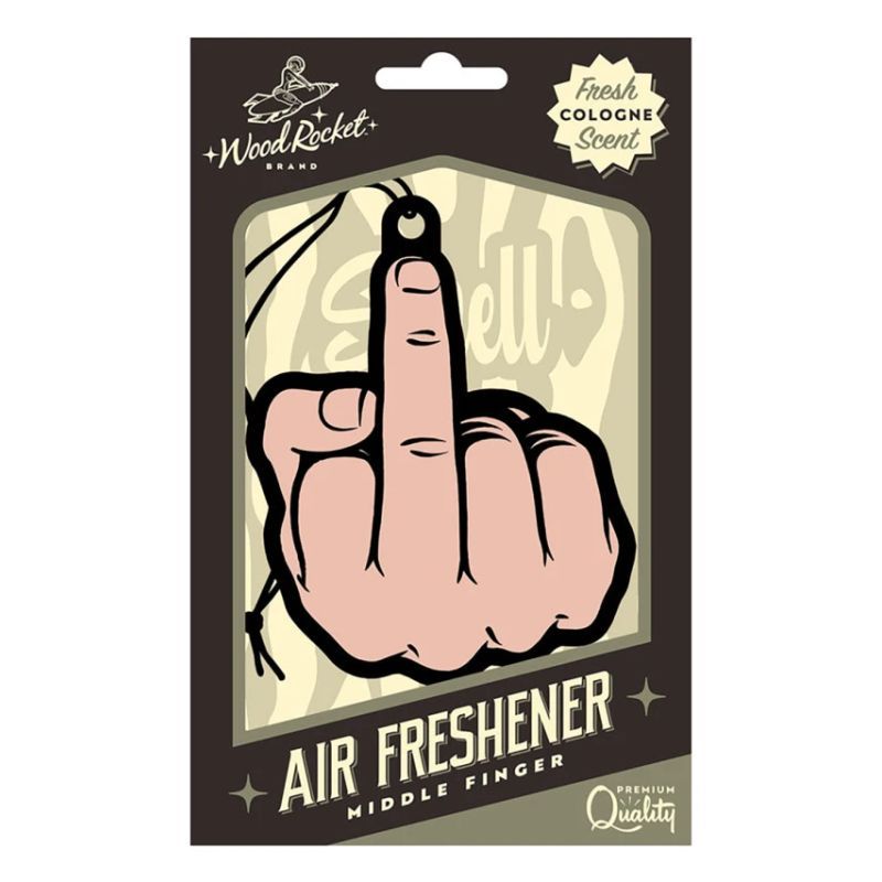 Middle Finger Air Freshener Peach-VAF-005
