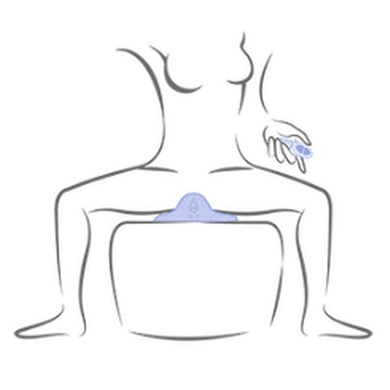 NIYA 5 Silicone Rechargeable Massager-10NIYA5BURB