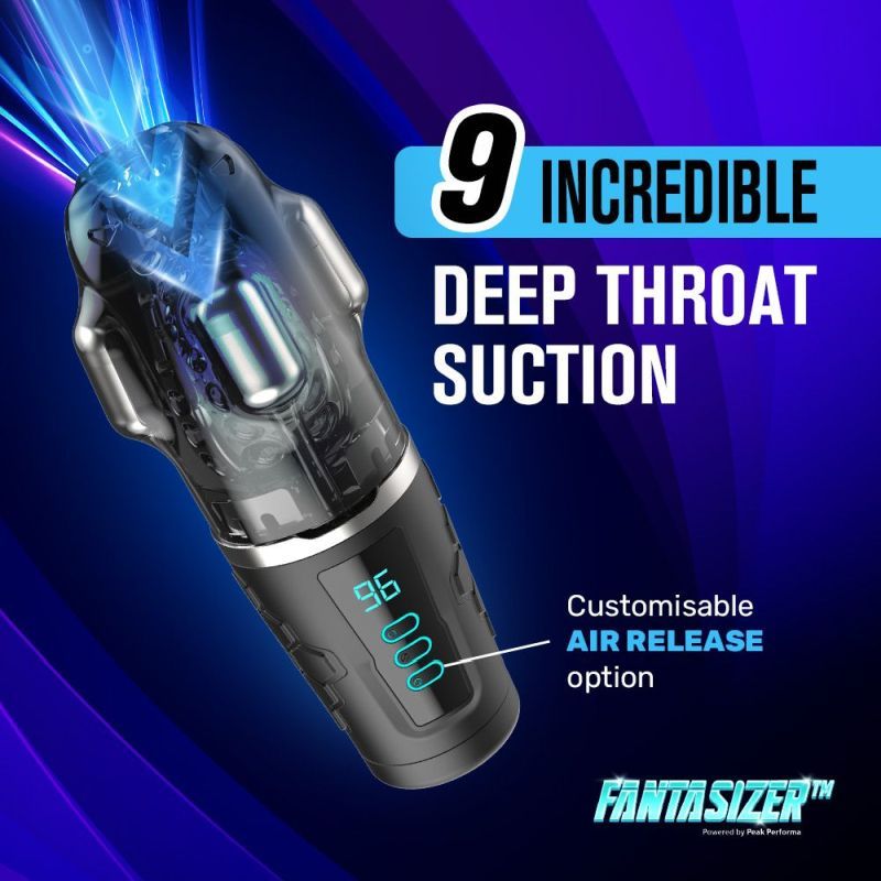 Hypershaker Automatic App Controlled LCD Masturbator Blue-PPP7655-10