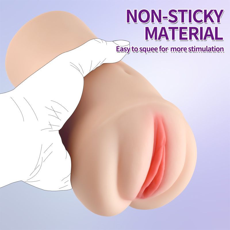 Brenna Dual Density 3 Speed 7 Mode Vibrating Realistic Masturbator-SQ-MA60157V