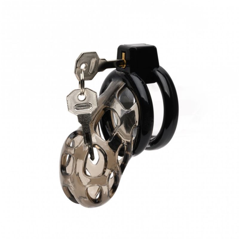 Gladiator Size 1 Soft Cock Cage with Pussification Plug-SF-23812M