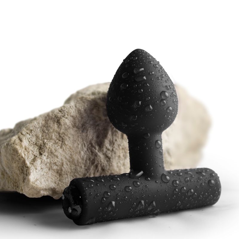 Nova Solaris Tapered Butt Plug Vibrator Black-16SOLARISBK