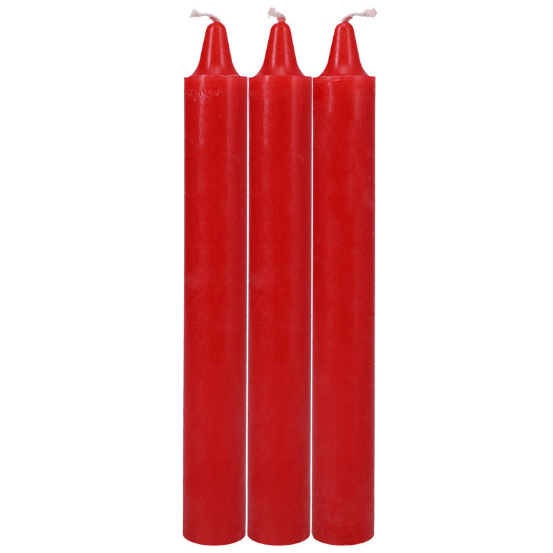 Japanese Drip Candles - Red - Red 3-Pack-2101-04-CD