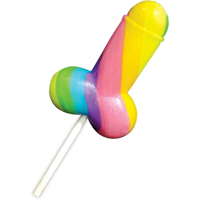 Penis Rainbow Cock Pops - Single