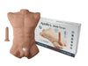 SILEXD 7" Torso + Dildo Liquid Silicone Caramel