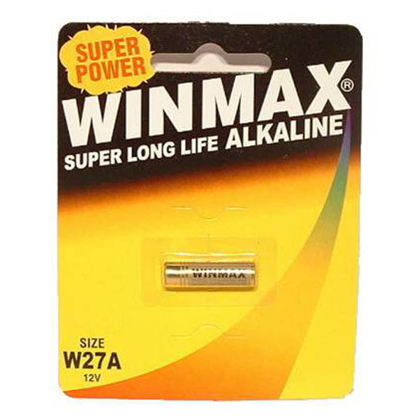 Winmax W27a Alkaline Battery - Alkaline Battery - W27A 1 Pack-27ABP1