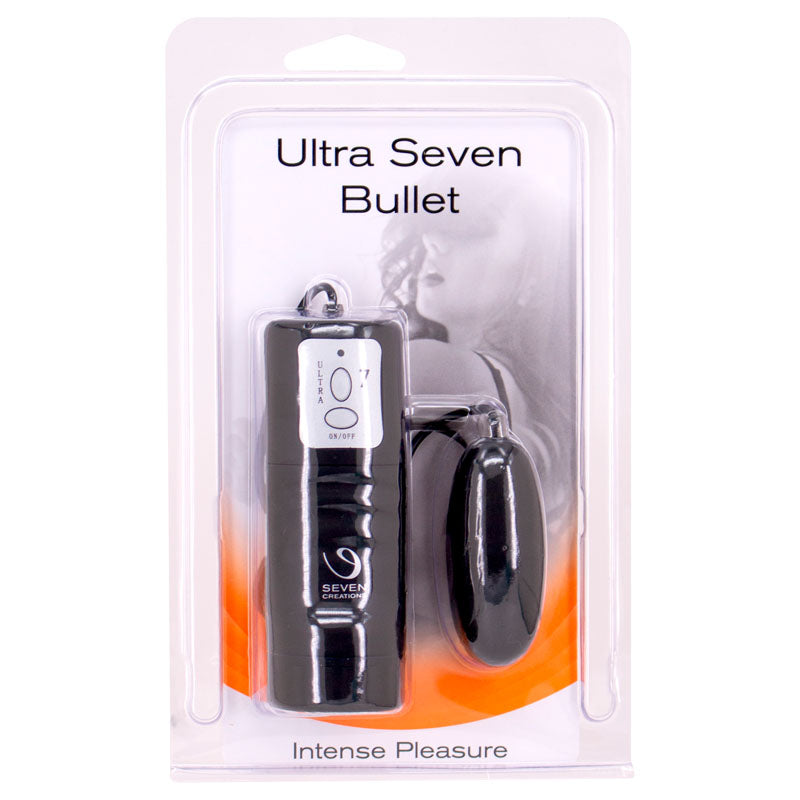 Seven Creations UltraSeven Bullet - Black 6 cm with Remote
