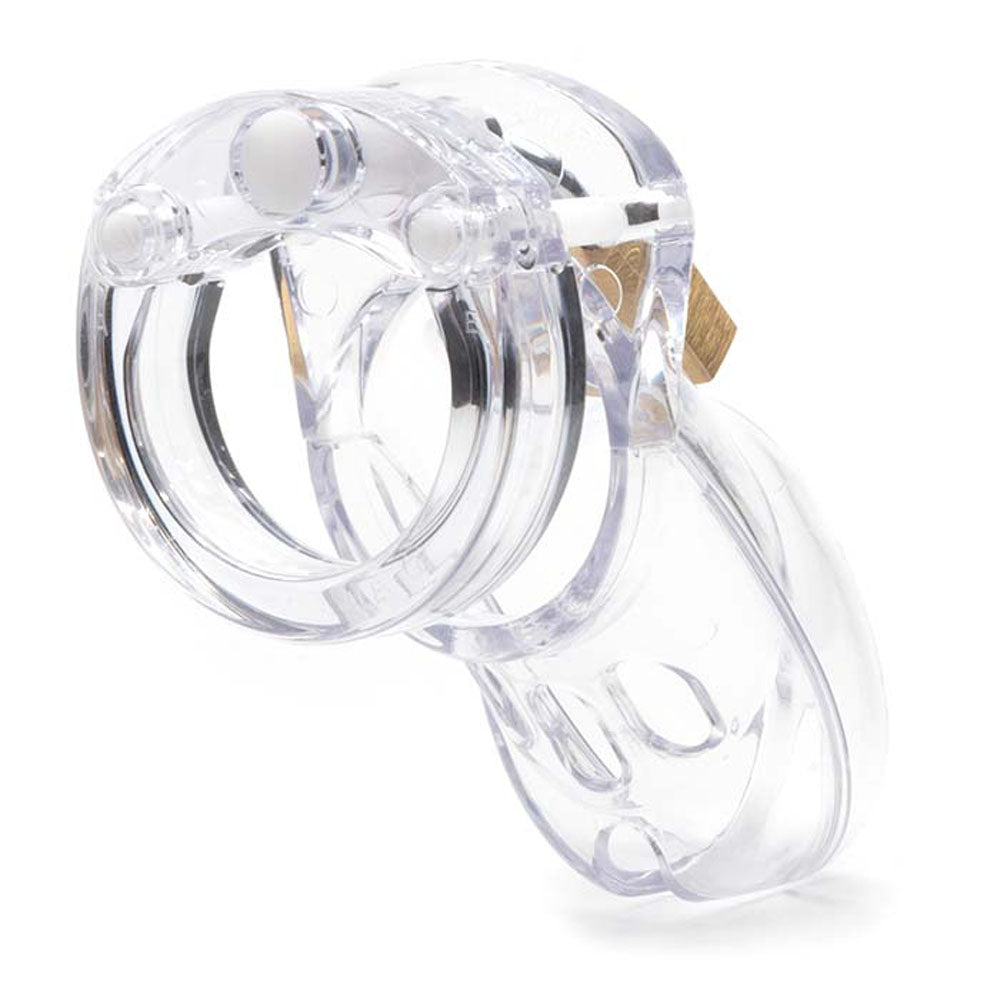 CB-3000 Chastity Cock Cage Kit - Clear - Clear 3 Inch Cock Cage Kit-3000CLR