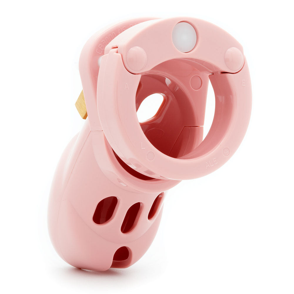 CB-3000 Chastity Cock Cage Kit - Pink - Pink 3 Inch Cock Cage Kit-3000PNK