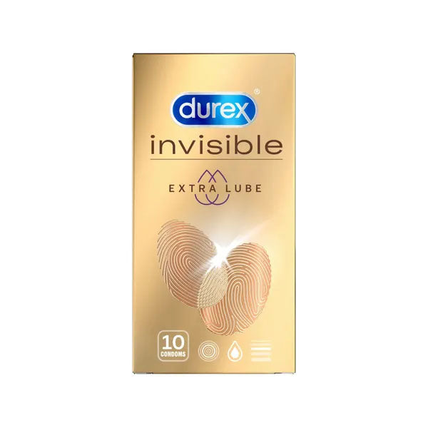 Durex Invisible Extra Lube Condoms-(3120949)