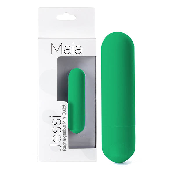 Maia Jessi - Emerald Green 7.6 cm USB Rechargeable Bullet-330-G2