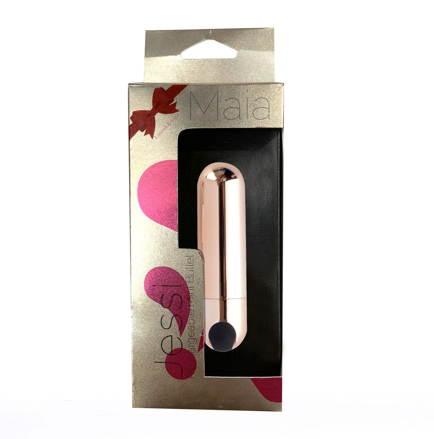 Maia Jessi - Rose Gold 7.6 cm USB Rechargeable Bullet-330-RG