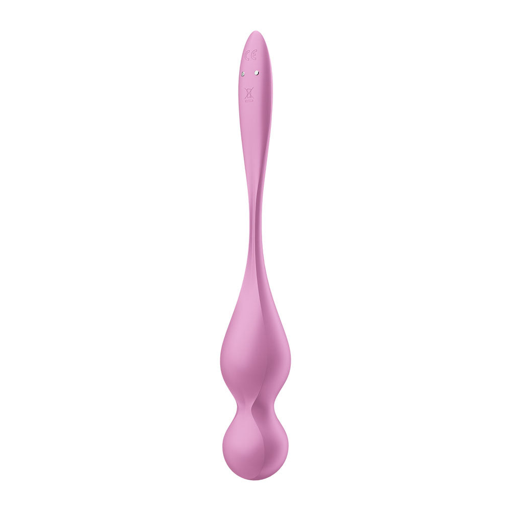 Satisfyer Love Birds 1 - Pink - Pink USB Rechargeable Pelvic Floor Trainer with App Control-4002927