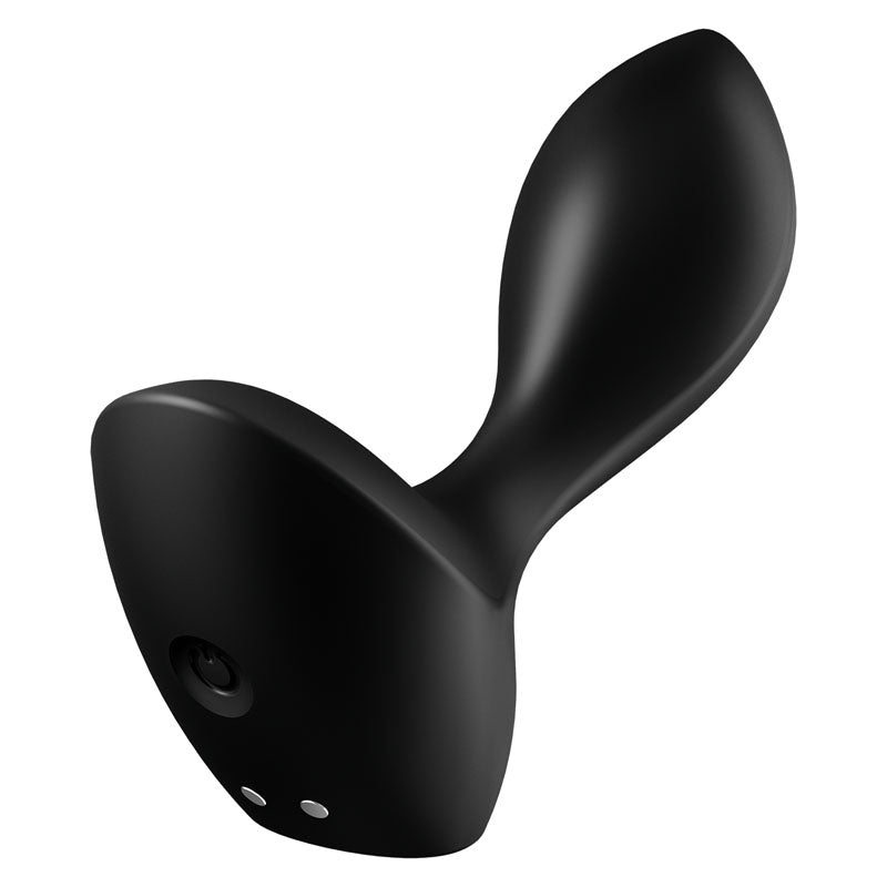 Satisfyer Backdoor Lover - Black USB Rechargeable Vibrating Butt Plug-4004181