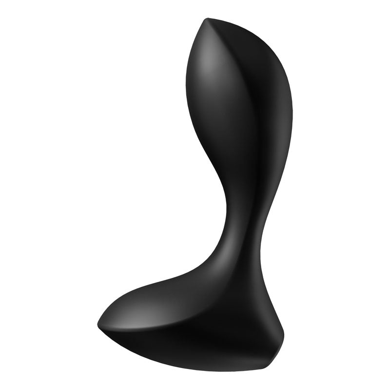 Satisfyer Backdoor Lover - Black USB Rechargeable Vibrating Butt Plug-4004181