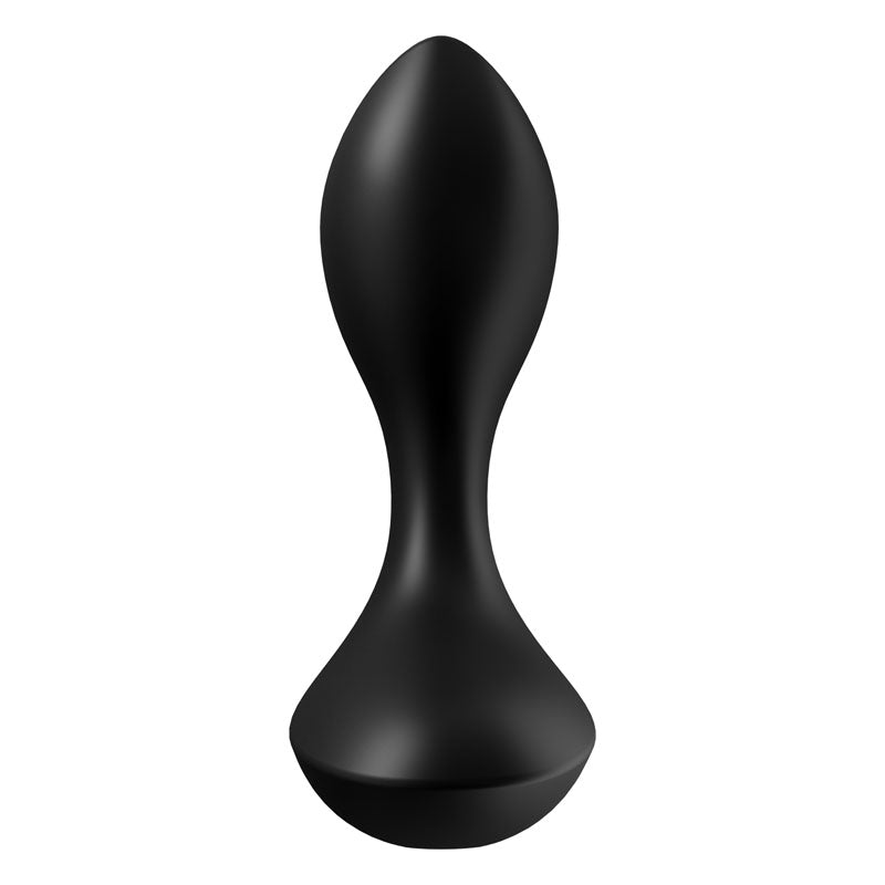 Satisfyer Backdoor Lover - Black USB Rechargeable Vibrating Butt Plug-4004181