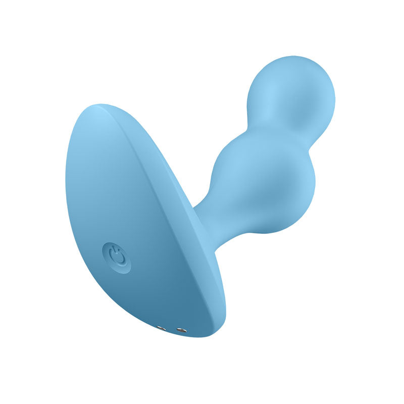 Satisfyer Deep Diver - Light Blue Vibrating Butt Plug with App Control-4006802