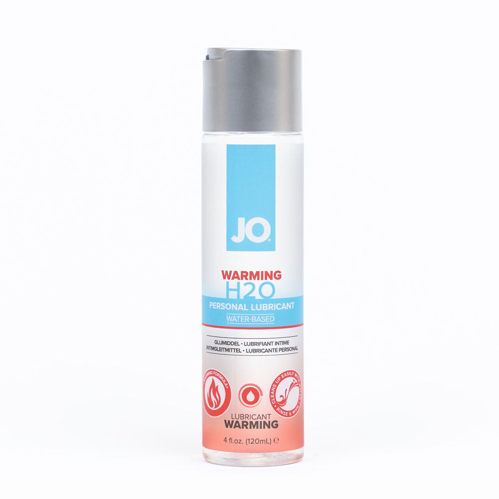 JO H2O Warming Lube - 120 mL - Water Based Warming Lubricant - 120 ml Bottle-40079