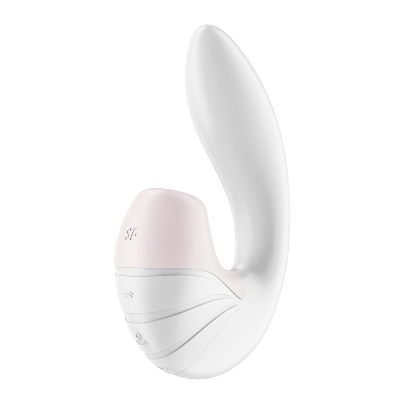 Satisfyer Supernova - White USB Rechargeable Vibrator with Air Pulsation-4009735