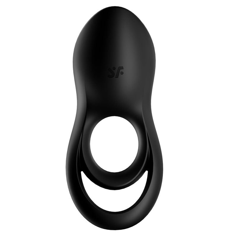 Satisfyer Legendary Duo - Black USB Rechargeable Cock & Balls Ring-4009902