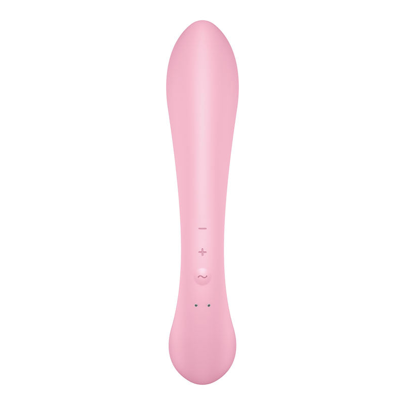 Satisfyer Triple Oh - Pink USB Rechargeable Rabbit Vibrator-4018249