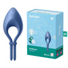 Satisfyer Bullseye - Blue - Blue Vibrating Adjustable Lasso Cock Ring - 4018362