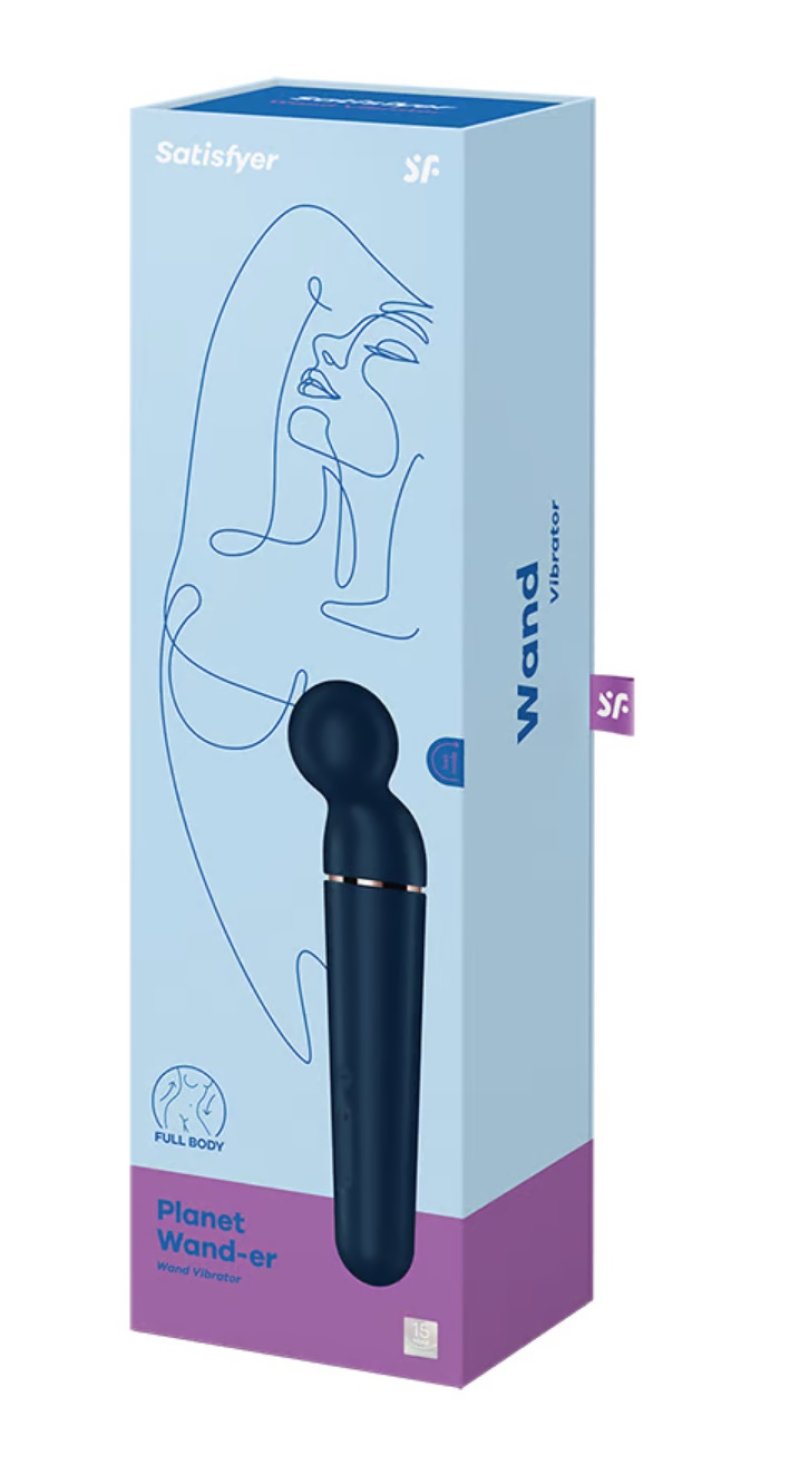 Satisfyer Planet Wand-er Blue/Rosegold-4018560