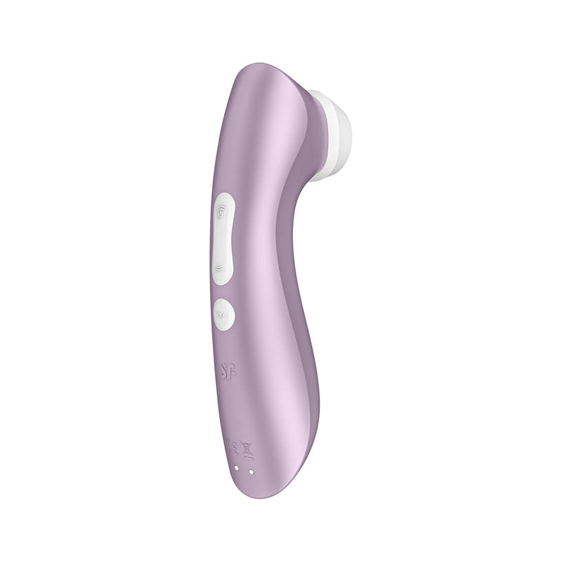 Satisfyer Pro 2+ Purple - Purple Touch-Free USB-Rechargeable Clitoral Stimulator with Vibration-4031330