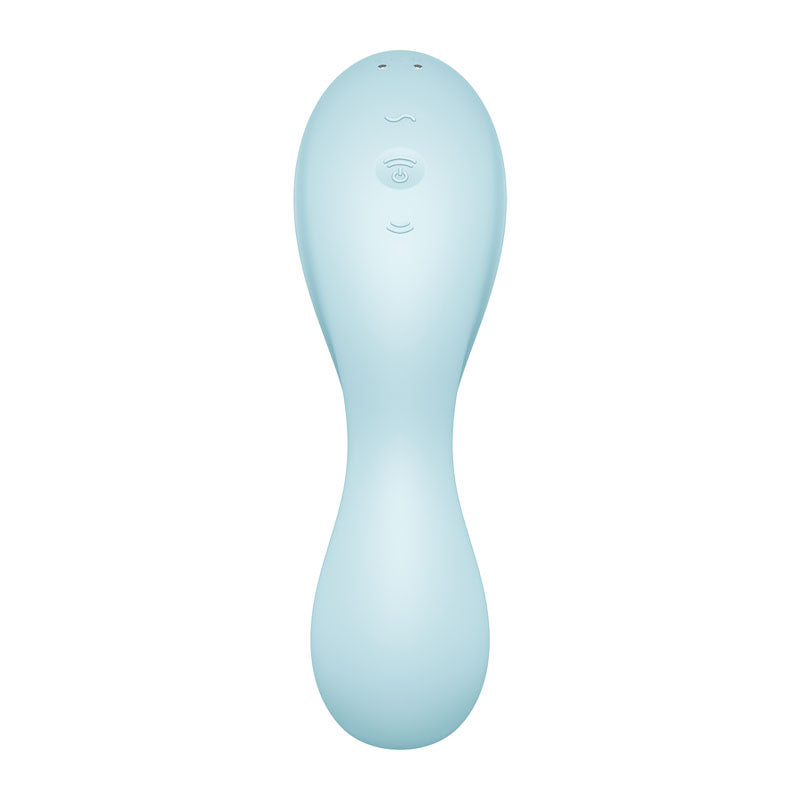 Satisfyer Curvy Trinity 5 - Blue  Air Pulse Stimulator & Vibrator