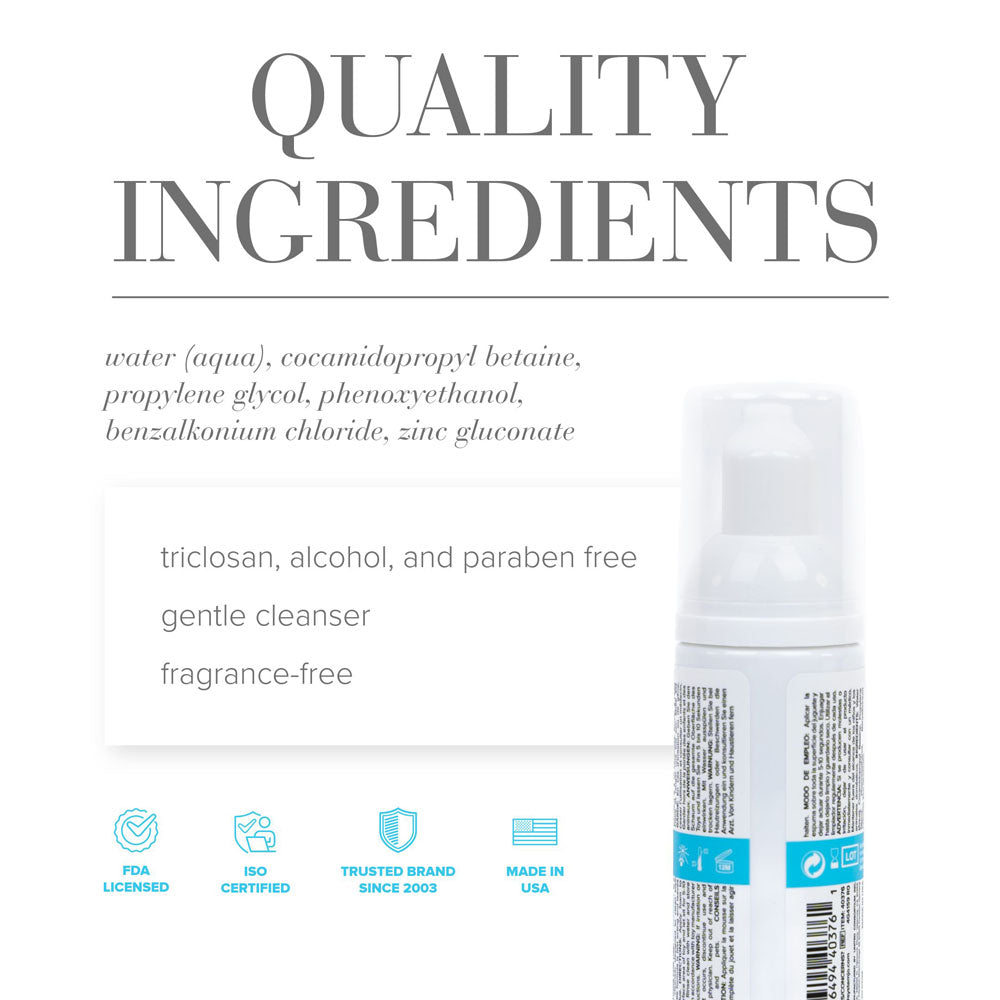 JO Refresh Foaming Toy Cleaner - 50 mL - Foaming Toy Cleaner - 50 ml Bottle-40376