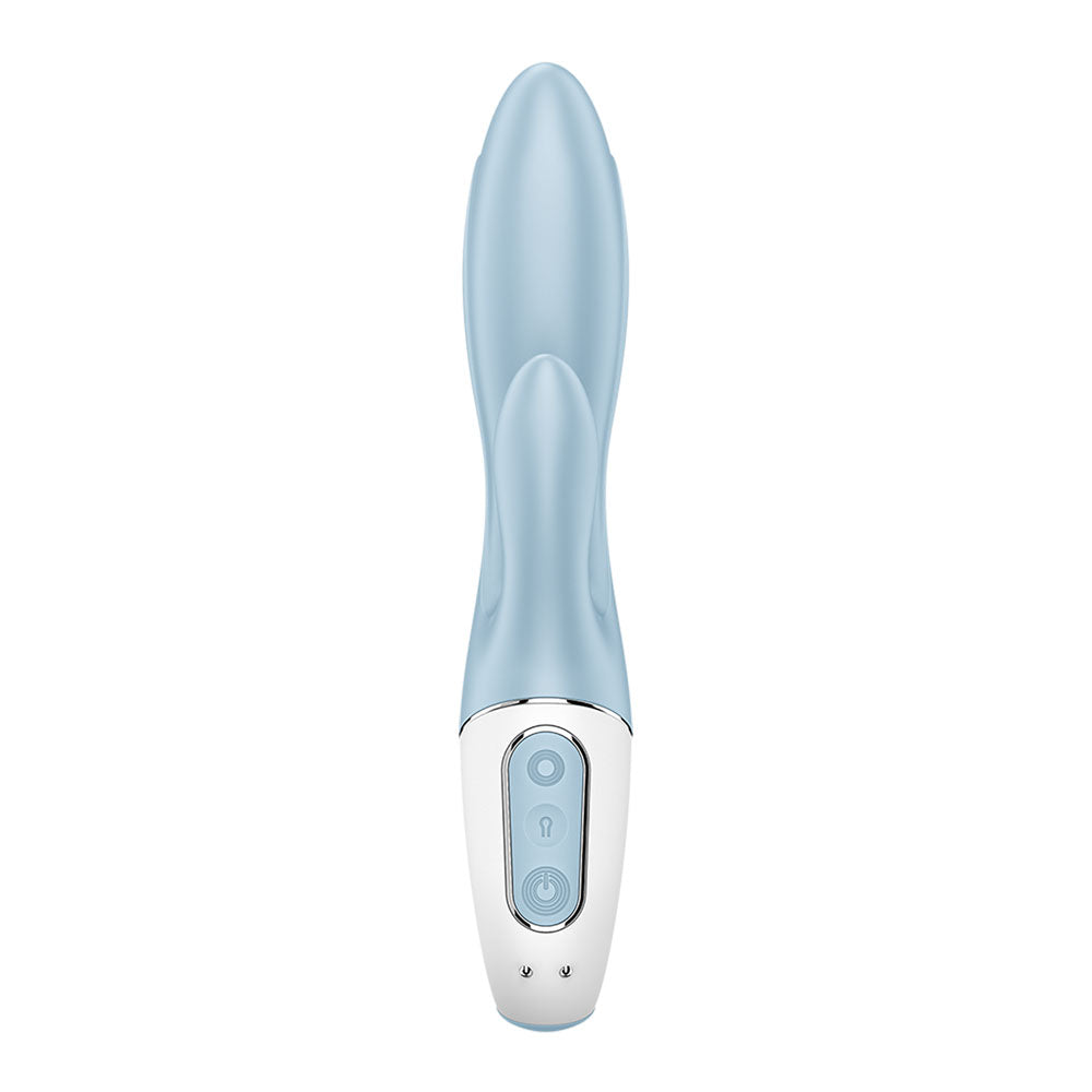 Satisfyer Air Pump Bunny 1 - Blue USB Rechargeable Inflatable Rabbit Vibrator-4038568