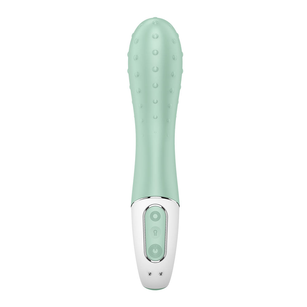 Satisfyer Air Pump Vibrator 3 - Mint USB Rechargeable Inflatable Vibrator-4038612