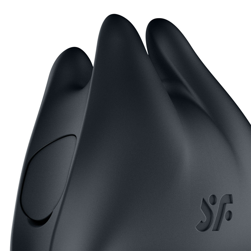 Satisfyer Perfect Pair 1 - Black USB-C Rechargeable Vibrating Couples Ring - 4043739