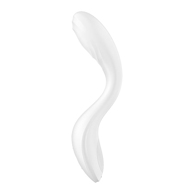 Satisfyer Rrrolling Pleasure - White USB Rechargeable Vibrator-4043982